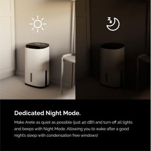 MeacoDry Arete Two 25L Dehumidifier – Powerful Home Moisture Removal