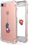 STSNano Case for iPod Touch 5/6/7 Fashion Cute Cartoon Soft TPU Silicone Cover, Funny Spider Design Fun Clear Anime Protective Skin Slim Fit Ultra-Thin Shockproof Teens Cases for iPod Touch 7&6&5