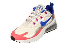 Nike Womens Air Max 270 React Running Trainers CW3094 Sneakers Shoes (UK 6 US 8.5 EU 40, White Racer Blue Flash Crimson 100)