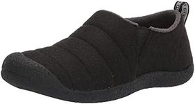 KEEN Men's Howser 2 Casual Comfortable Durable Slippers, Black Felt/Black, 11