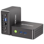 GMKtec Mini PC, G3 PRO Intel Core i3-10110U (Beats 4300U/N150), 16GB DDR4 RAM (Dual Channel) 512GB PCIe M.2 SSD, Desktop Computer 4K Dual HDMI/USB3.2/WiFi 6/BT5.2/2.5GbE for Office, Business