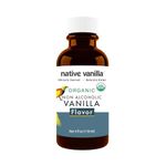 Native Vanilla - Organic Vanilla Flavor Non Alcoholic - 118ml - Perfect for Cooking and Baking, and Dessert Crafting