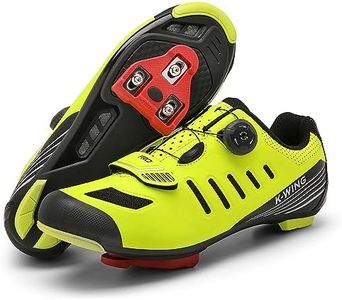 kushike Road Bike Cycling Shoes Compatible with Peloton Shimano SPD Bike Riding Shoes for Men's and Women,Indoor Cycling Shoes Women,Spinning Shoes for Women Indoor cycling-10-2106Ayellow