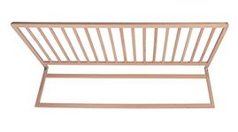 Safetots Extra Wide Extra Tall Wooden Bed Guard, Natural, 60cm High x 140cm Wide, Toddler Bedrail for Safety, Secure Child Bed Rail, Pre-Assembled, Easy Installation