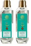 Forest Essentials Organic Cold Pressed Virgin Coconut Oil | Pure Coconut Oil With Vitamin E Massage Oil for Hair & Skin | Cold Pressed Body Oil (Pack of 2)