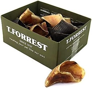 British Dried Empty Beef Cow Hooves x50 For Dogs, 100% Natural Treats, Long Lasting Grain Free Chew
