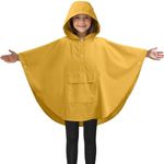 JEMIDI Kids Rain Poncho - Waterproo