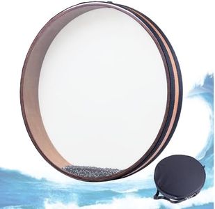 16 Inch Ocean Drum,Professional Large Size Ocean Drum,Hand Percussion Instrument with Authentic Wave Sounds