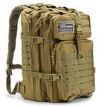 QT&QY 45L Tactical Military Backpacks For Men Camping Hiking Trekking Daypack Bug Out Bag Lage MOLLE 3 Day Assault Pack