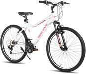 HH HILAND 26 Inch Womens and Mens Mountain Bike, 21 Speed Steel Frame Adult Bicycle, MTB Bikes with Suspension Fork