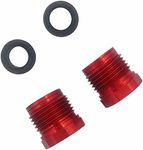 Gaoshun Fit for SeaDoo Alloy Steering & Reverse Cable Lock Nut w Seals GTX RXP RXT GTI GTS XP