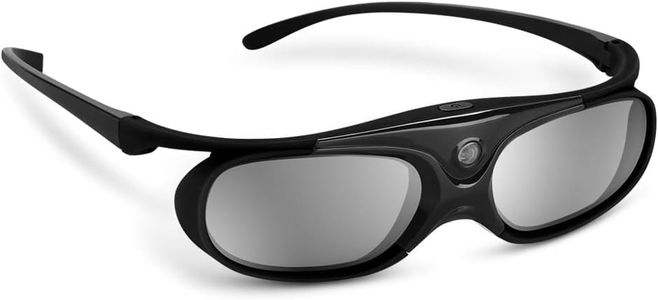 CASIRIS 3D Glasses, DLP Link Rechargeable 3D Glasses for 3D Projectors