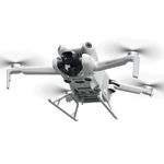 HeiyRC Mini 4 Pro Landing Gear, Folding Extensions Leg Stand Protector for DJI Mini 4 Pro Drone Accessories (Grey) - Easy to Store, no Need to disassemble