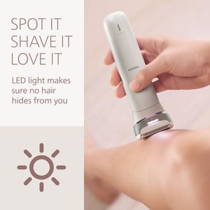 Philips Lady Shaver Series 8000 – White Electric Hair Removal