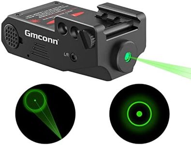 Gmconn Green Laser Sight with Circle, Rechargeable Magnetic USB Port, Aluminum Low Profile Picatinny Mount Shotgun Green Dot Sight for Shotgun
