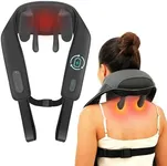 Snailax Cordless Neck Shoulder Massager with Soothing Heat, Upgarded 4D Deep Tissue Kneading, Shiatsu Neck Back Massager Pillow for Neck, Traps, Back, Gifts for Men Women Mom Dad