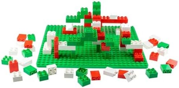 Strictly Briks Building Bricks and Blocks Set | Big Briks Holiday | 100% Compatible with All Major Brick Brands | 84 Pieces