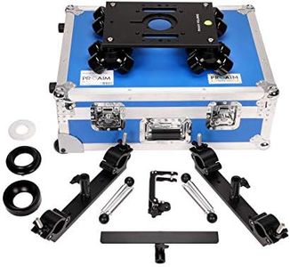 PROAIM Polaris Portable Camera Dolly-01 w Universal Track Ends for Rail/Track- 1.5"-1.98". Fits Mitchell Mount,75mm & 100mm Bowl Adapter. Payload up to 200kg/440lb for DSLR Video Camera