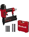 Einhell TC-PN 50 Compressed Air Stapler (2-in-1 Combination Device Stapler & Nailer, Safety Nose, Includes 1,500 Staples & 2,000 Nails, Oil Bottles (Without Oil), Plug Nipple, Transport Case)