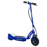 Razor E125 Kids Ride On 24V Motorized Battery Powered Electric Scooter Toy with up to 10 MPH Speed and 8 Inch Pneumatic Tires for Ages 8 Above, Blue