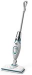 Black and Decker FSM1605-QS Steam Mop with Microfibre Pad - Floor Cleaner 1600 W - Multi-Surface - Heating Time 20 Sec - 180° Swivel Head - 350 ml Tank - Perfect Cleaning