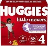 Huggies Size 4 Diapers, Little Move