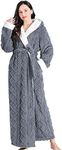 Ladies Dressing Gowns Fluffy,Hooded