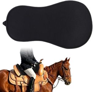 Western Saddle Seat Saver Cushion Pad for Horses, Breathable Shock Absorbing Saddle Seat Cushion with Adjustable Straps, Moisture Wicking Western Saddle Cover for Trail Riding & Endurance Riding