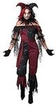 Psycho Jester Costume for Women Lar
