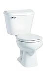 Mansfield Plumbing 130.160.WHT Alto Round Front Toilet, White