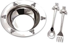 1 X Silverplated Baby Bear Bowl, Sp