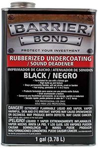 Custom Shop Barrier Bond Black Rubberized Undercoating Sound Deadener - Gallon