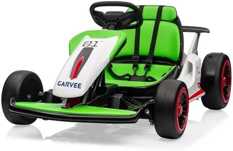Garvee 24V Electric Go Kart for Kids 6-12 Years Old, Ride On Drift Kart