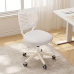 JPBSTO Armless Desk Chair, Height A