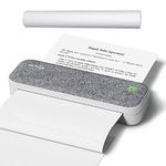 IOOIOO - Portable Inkless Printer for Thermal Paper, Rolled or Tattoo Transfer Paper (Letter/8.5 x 11 inch, A4, 4, 7.62 or 5.08), Sticker Label, Windows, iOS, Android