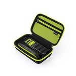 PhD Keisi Yinke Case for Philips Norelco One Blade QP2520, QP2530, QP2620, QP2630 Electric Shaver wiht Guide Combs Storage Box, Travel Case Protective Cover Storage Bag