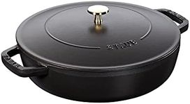 STAUB Cast Iron Chistera, Black, 24