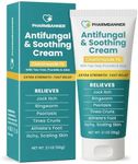 Antifungal Cream for Athlete’s Foot, Ringworm & Groin Fungal Infection – Helps Relieve Itching, Redness & Scaling – Fast-Absorbing, Non-Greasy