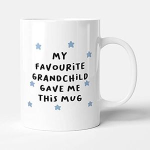 My Favourite Grandchild Gave Me This Mug - Grandpa Birthday Gift Mug by Victorian Print