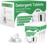 ICUIRE Detergent Washing Tablets 150 PCS for Momcozy, Baby Brezza, MOMFANN, Papablic Bottle Washer, Compatible with All Brands Baby Bottle Washers, Baby-Safe, Remove Milk Film and Odors, BPA-Free