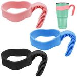 YuCool 3 Pack 20oz Tumbler Handles,Mug Handle or Cup Holder Replacement?Black,Pink,Blue?