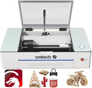 OMTech Polar 50W Laser Engraver – Desktop CO2 Cutter & Etcher