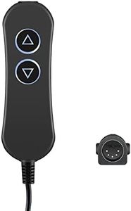 MineCtrl 2 Button 5 Pin Prong Hand Control Handset Remote with USB and Backlight for Lift Chairs Power Recliners