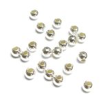 20 pcs Italian 925 Sterling Silver 4mm Seamless Round Spacer Bead