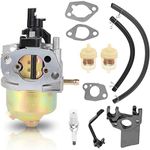 Hicello 19mm 2KW 3KW Generator Carburetor Kit compatible with HONDA EM1600X EM1800X EB2200X EM2200X EB2500X EG2500X EM2500X EP2500CX1 Generator with Fuel Filter Tune-Up Kit