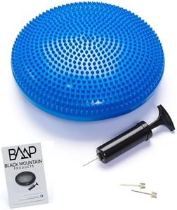 Black Mountain Products Exercise Balance Stability Disc with Hand Pump, Blue