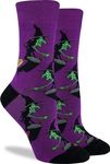 Good Luck Sock Women's Halloween Witch Socks, Adult