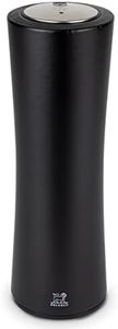 Peugeot - Elis Reverse Electric Corkscrew - Rechargeable Automatic Bottle Opener with Foil Cutter - Wood, Black, 21cm