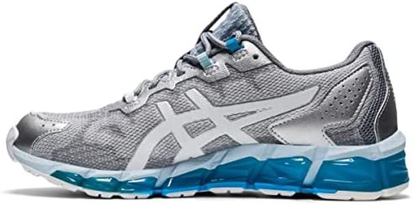 ASICS Women's Gel-Quantum 360 6 Shoes, 7M, Piedmont Grey/AIZURI Blue
