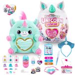 Rainbocorns Unicorn Rescue Surprise, Disco - Collectible Plush - Giant Egg, Over 25 Surprises Inside, 35 cm, Cuddle Plush Stuffed Animal, Rings, Stickers, Wearable Accessories (Disco Unicorn)